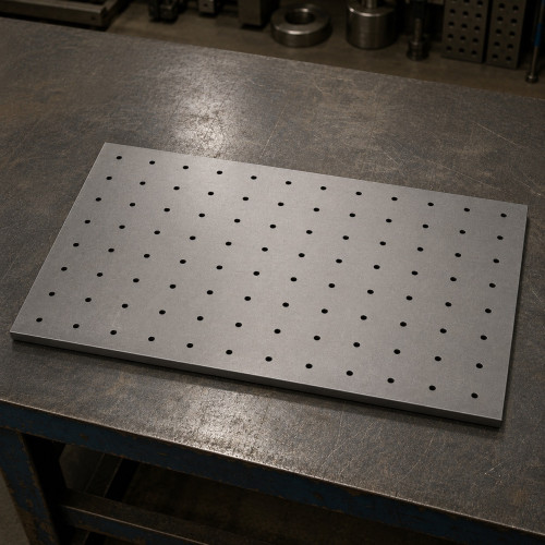 Lastafelblad Staal 1200x800 Dikte 12mm Systeem 16 | John Steel