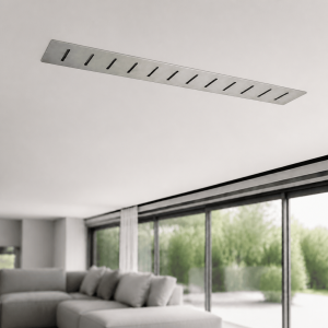 Griglia ventilazione soffitto alluminio spazzolato