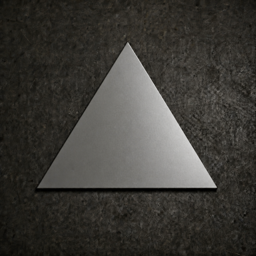 Triangolo in acciaio inox magnetico su misura | John Steel