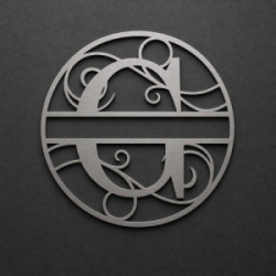 Monograma de metal personalizado letra G