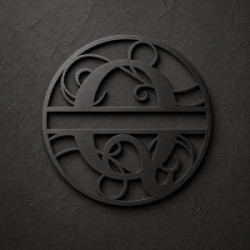 Gepersonaliseerd metalen monogram letter Q