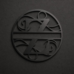 Monograma de metal personalizado letra Z