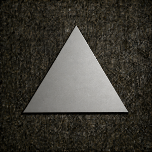 Custom raw aluminum triangle | John Steel