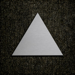 Triángulo aluminio cepillado anodizado a medida | John Steel