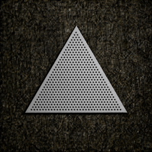 Triangle aluminium perforé sur mesure | John Steel