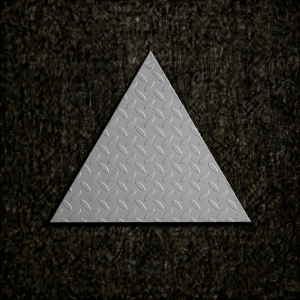 Triangle aluminium antidérapant sur mesure | John Steel