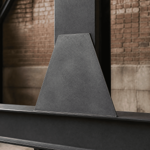 Trapezium van onbehandeld staal op maat | John Steel