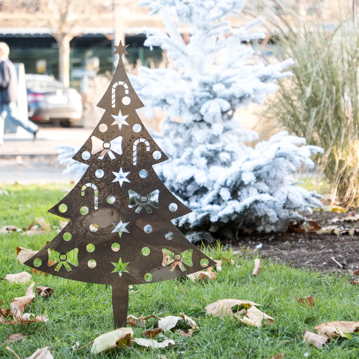 Sapin de Noël acier corten - Acier corten