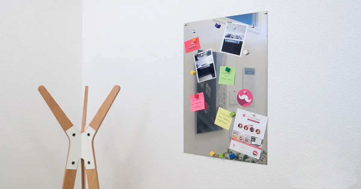 Tableau magnétique en inox - Inox magnétique