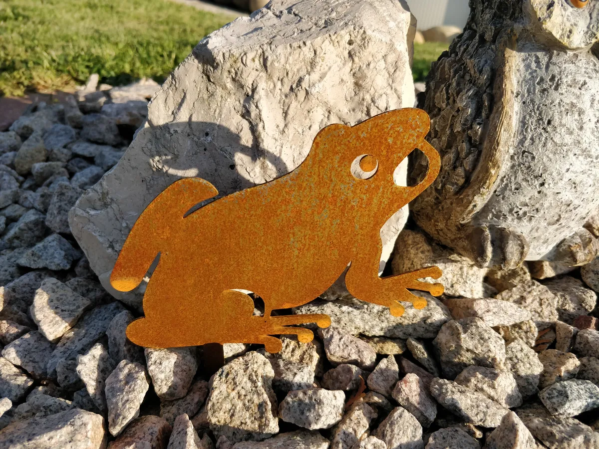 Grenouille en acier corten - Acier corten