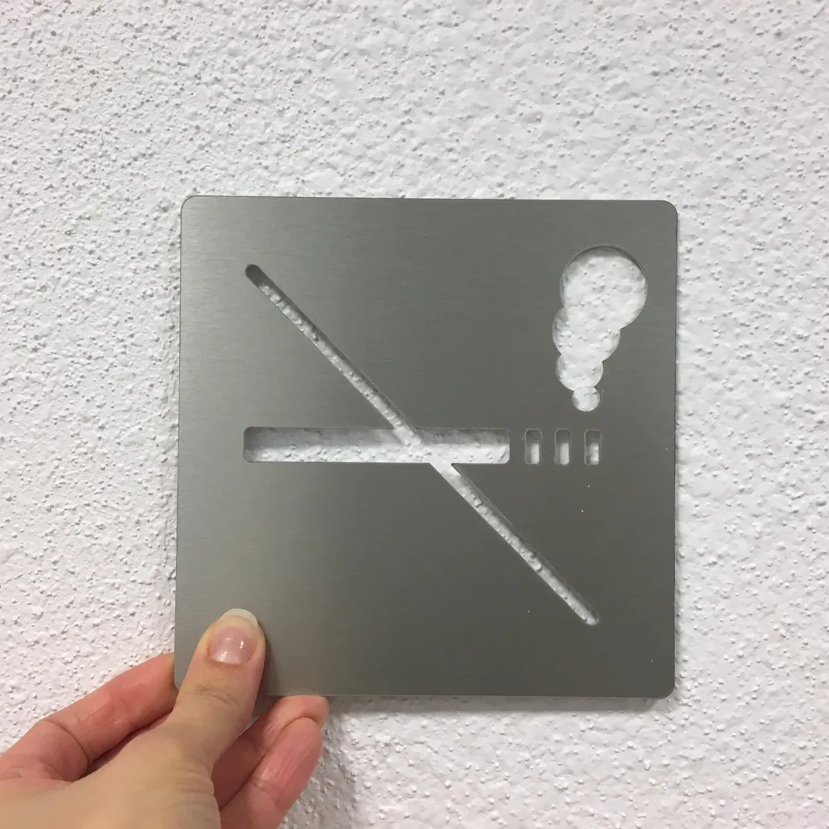 Mini panneau métallique - Inox brut