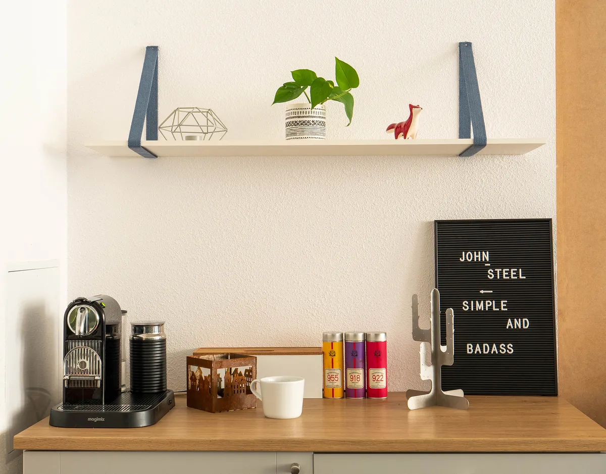 Étagère en bois sur mesure - Medium (MDF naturel)